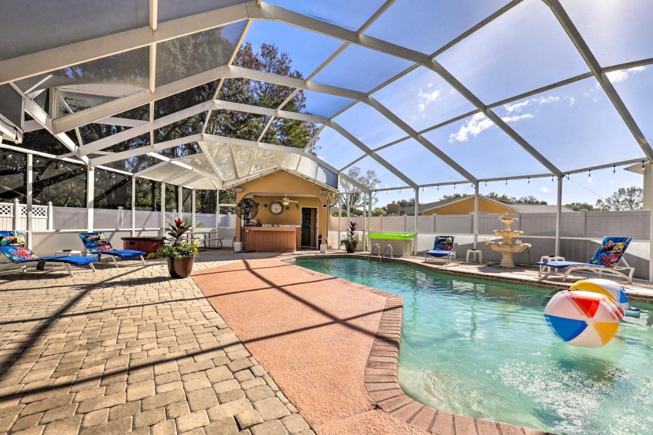 Cozy Home In Heart Of Tampa With Lanai And Pool! Zewnętrze zdjęcie